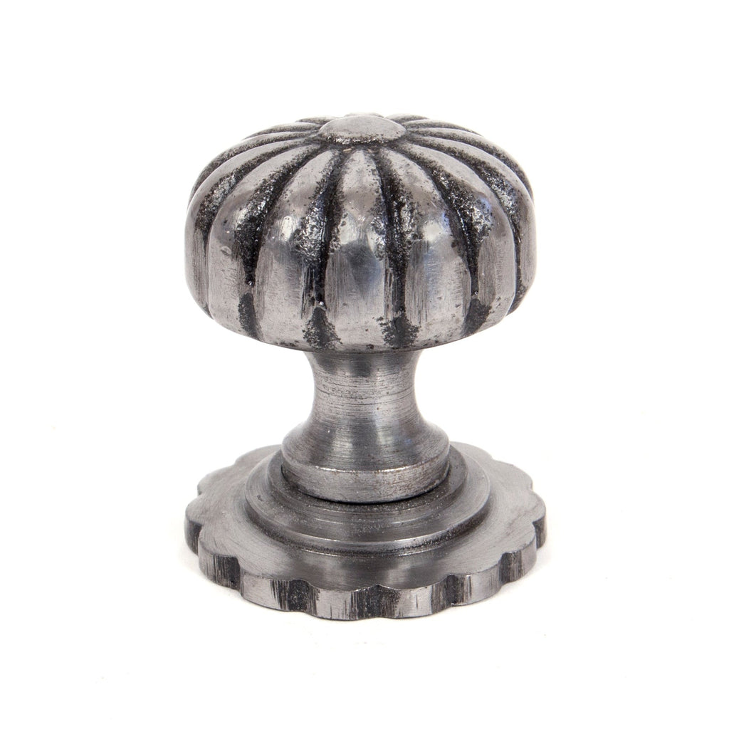 Natural Smooth Flower Cabinet Knob - Small | From The Anvil