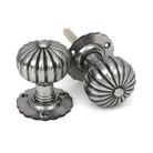 Natural Smooth Flower Mortice Knob Set | From The Anvil - Mortice Knobs - From The Anvil - Yester Home