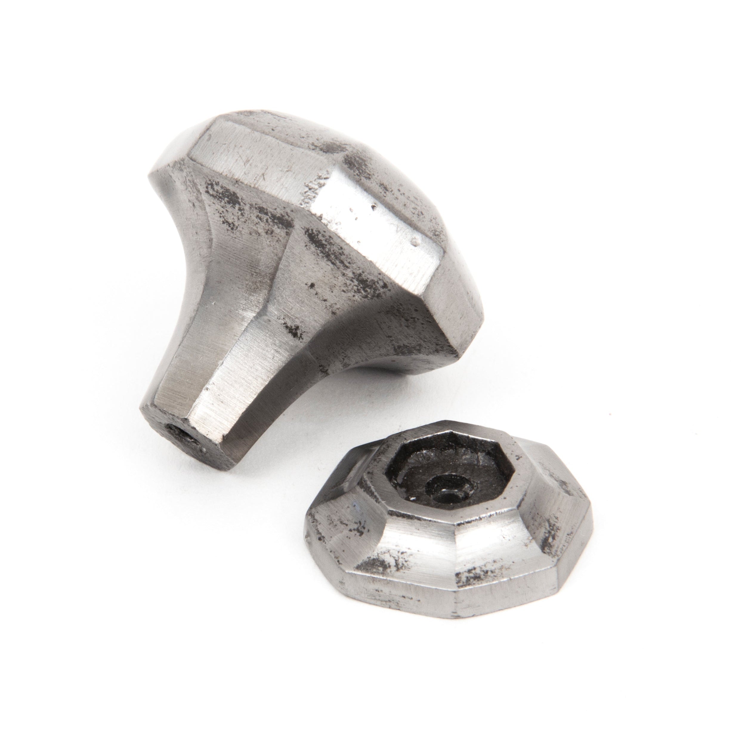Natural Smooth Octagonal Cabinet Knob - Small | From The Anvil-Cabinet Knobs-Yester Home