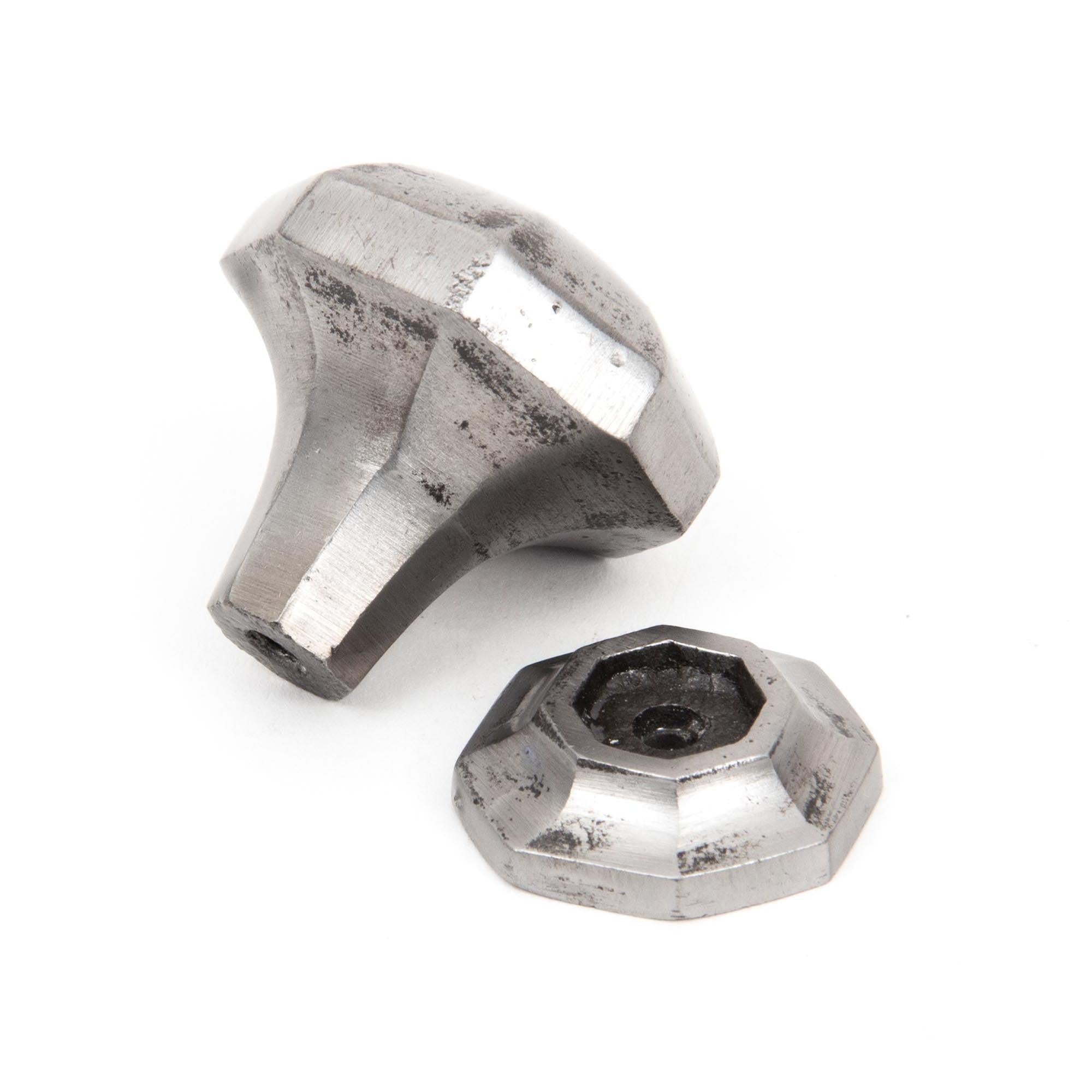 Natural Smooth Octagonal Cabinet Knob - Small | From The Anvil - Cabinet Knobs - From The Anvil - Yester Home