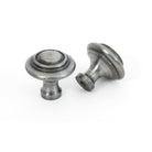 Natural Smooth Ringed Cabinet Knob - Large | From The Anvil-Cabinet Knobs-Yester Home
