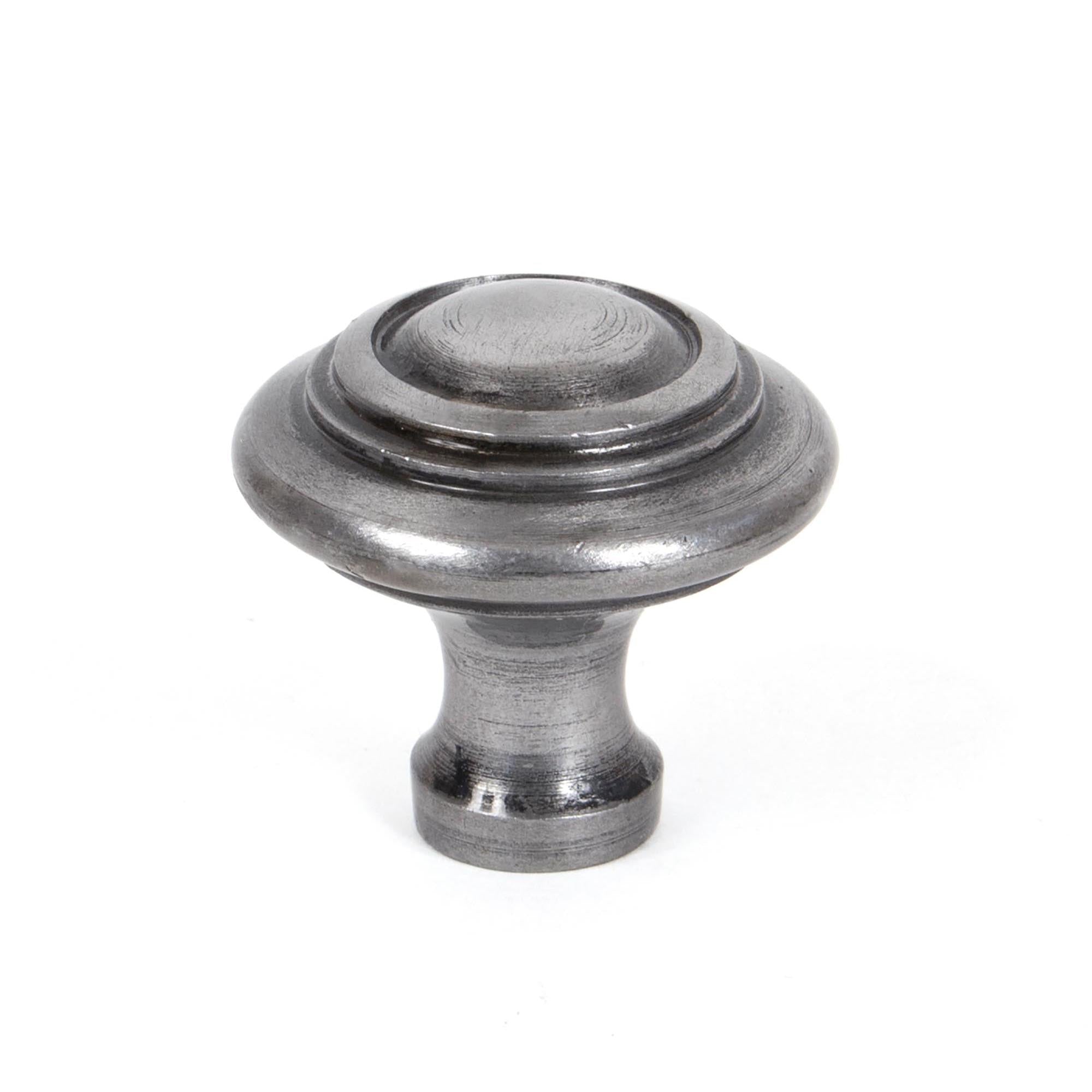 Natural Smooth Ringed Cabinet Knob - Large | From The Anvil - Cabinet Knobs - From The Anvil - Yester Home