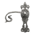 Natural Textured Curly Lever Lock Set | From The Anvil-Lever Lock-Yester Home