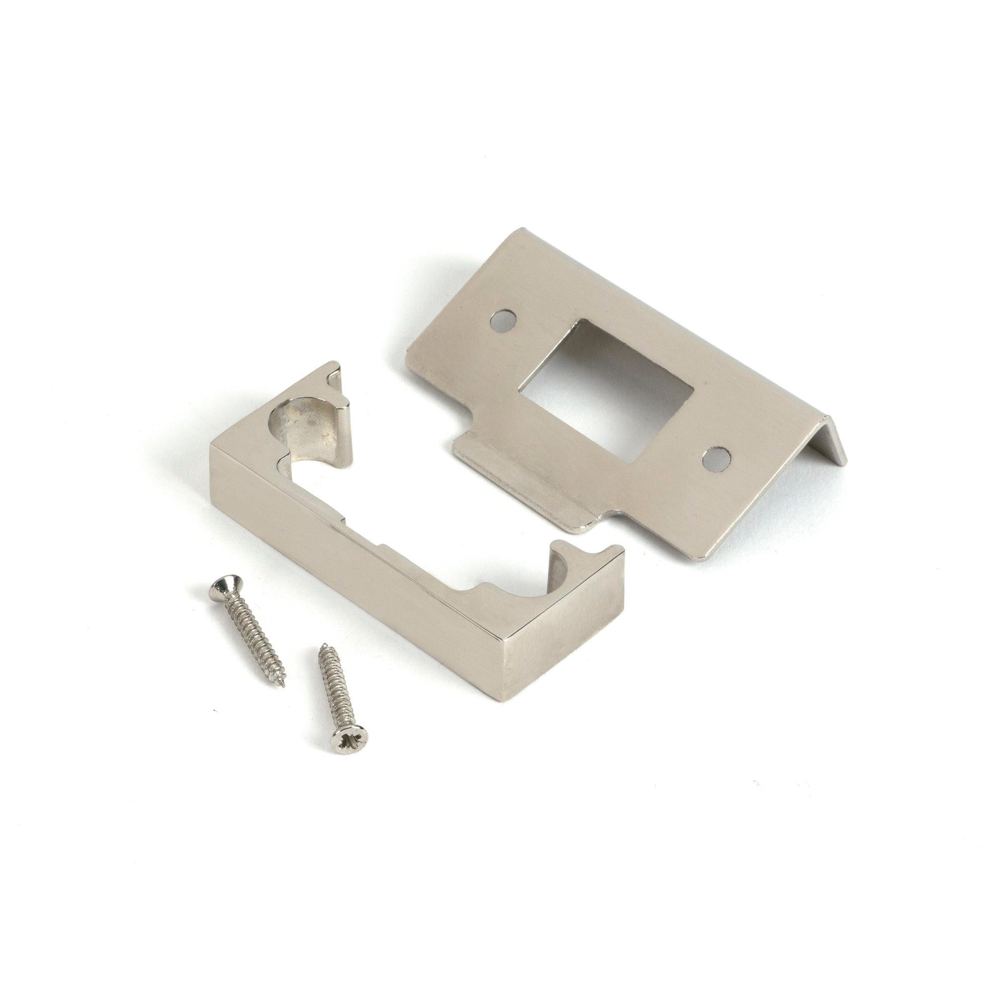 Nickel ½" Rebate Kit for Tubular Mortice Latch | From The Anvil - Latches - From The Anvil - Yester Home