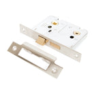 Nickel 3" Bathroom Mortice Lock | From The Anvil-Bathroom Locks-Yester Home