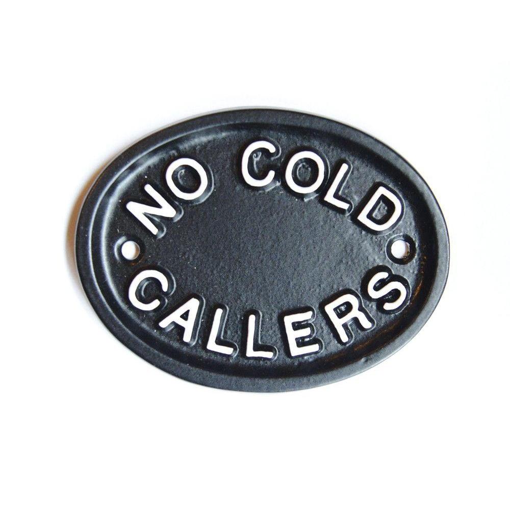 No Cold Callers Sign