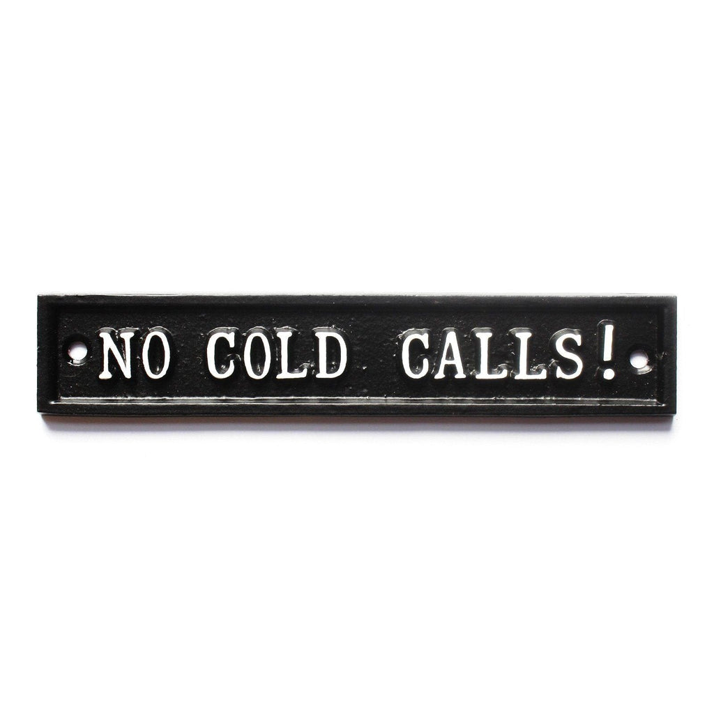 No Cold Calls! Sign