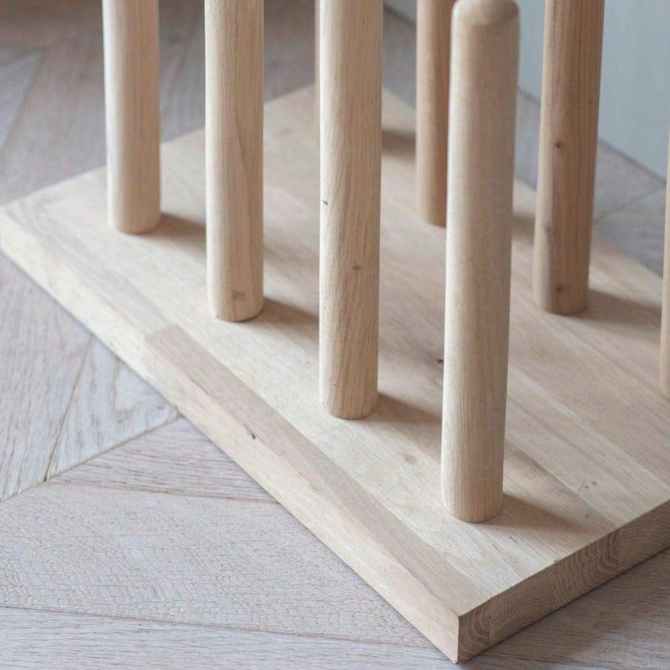 Oak Hambledon Welly Stand-Boot Stands & Racks-Yester Home