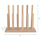 Oak Hambledon Welly Stand-Boot Stands & Racks-Yester Home