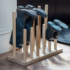 Oak Hambledon Welly Stand-Boot Stands & Racks-Yester Home