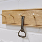 Oak Key Rack-Racks & Shelves-Yester Home