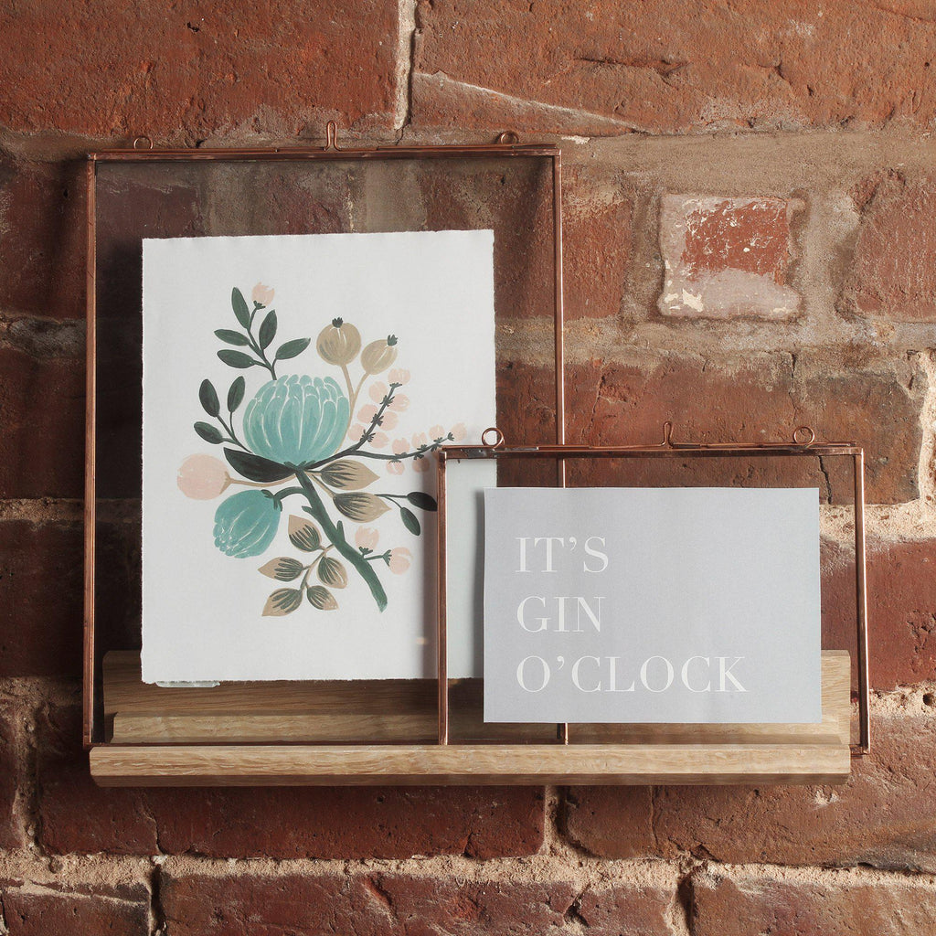 Oak Picture Ledge / Shelves