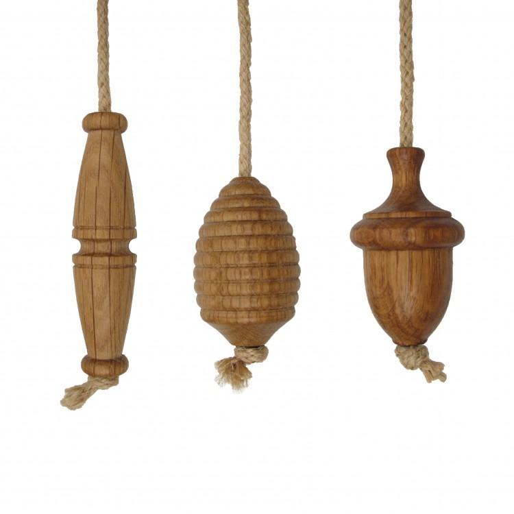Oak Rope Light Pulls | Yester Home