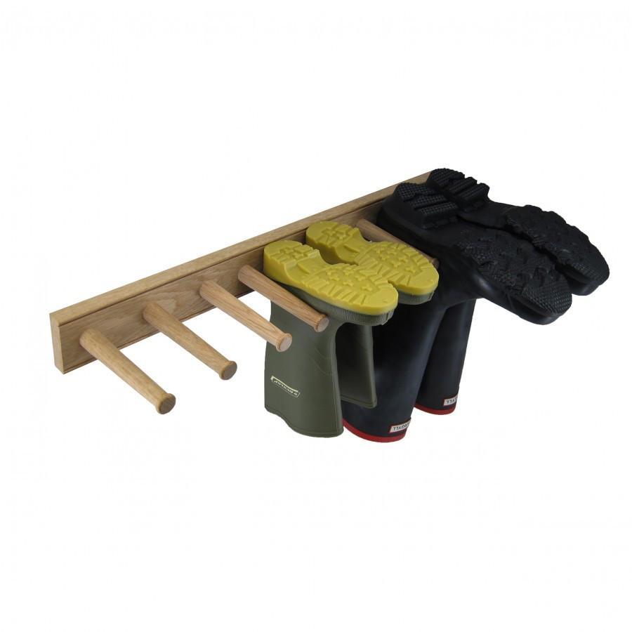 Oak Wellington Boot Rack-Boot Stands & Racks-Yester Home