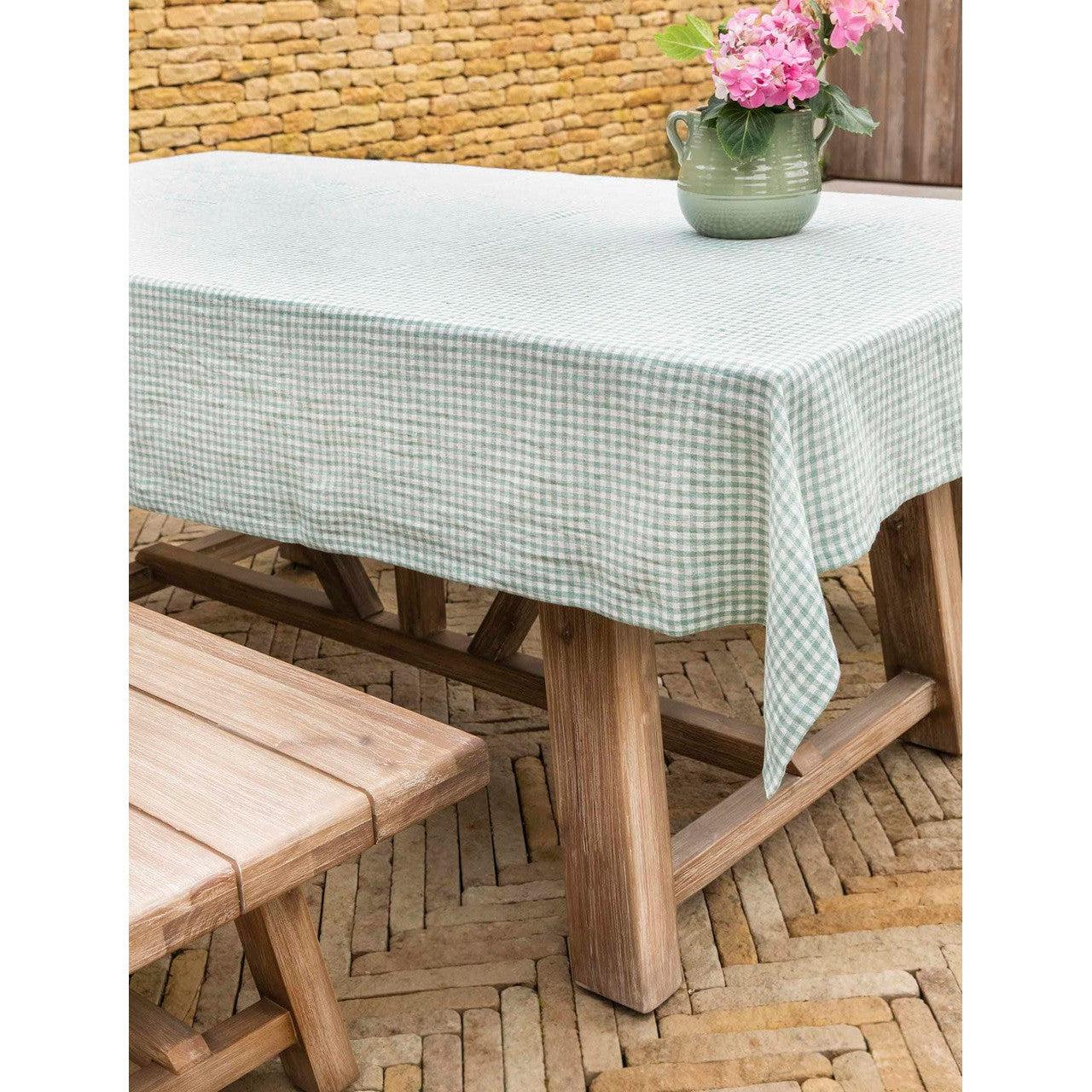 Oaksey Checked Tablecloth | 140x230cm | Rosemary - Cooking & Baking - Garden Trading - Yester Home