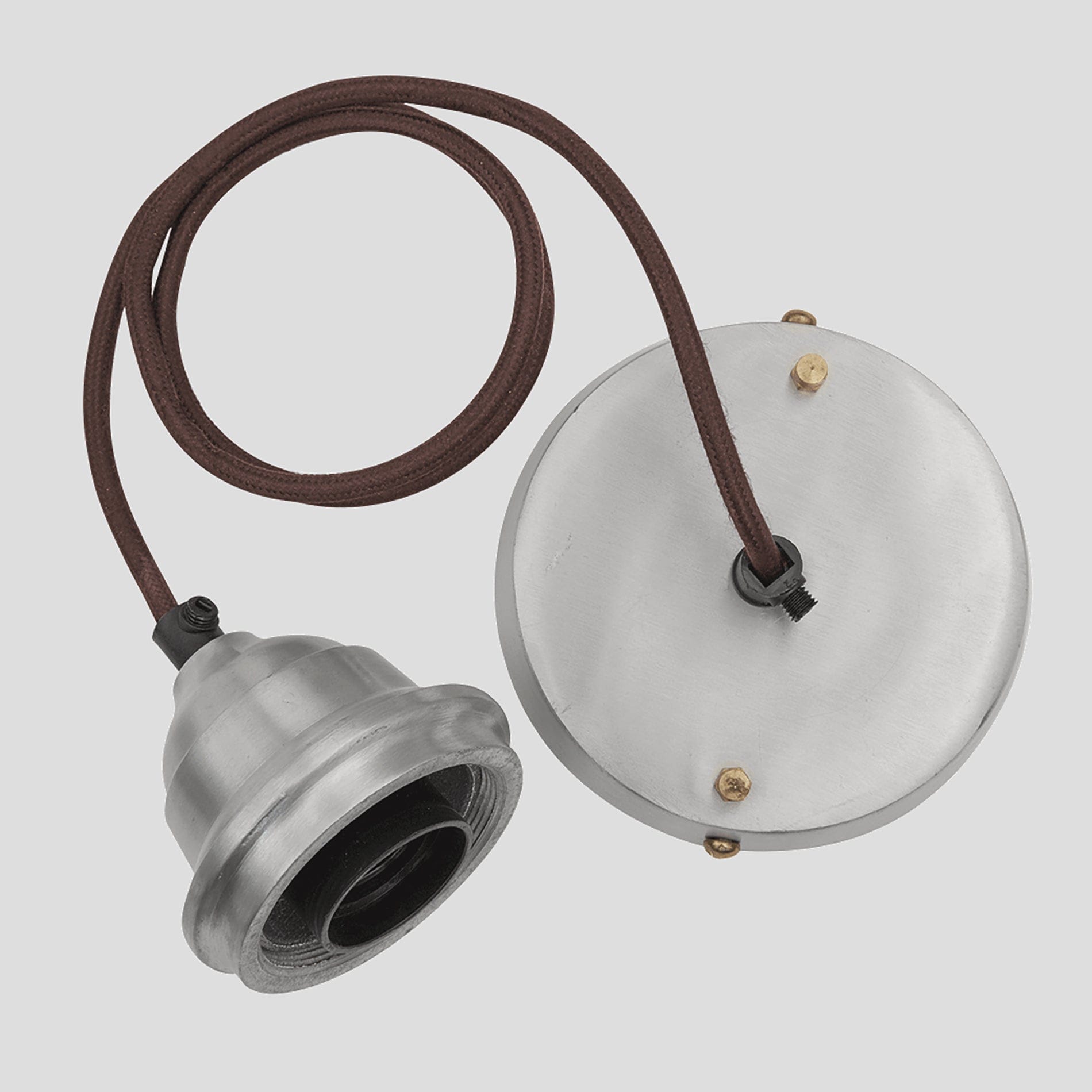 Old Factory Pendant - 12 Inch - Brass-Ceiling Lights-Yester Home