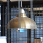 Old Factory Pendant - 12 Inch - Brass-Ceiling Lights-Yester Home