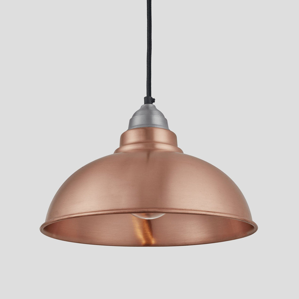 Old Factory Pendant - 12 Inch - Copper-Ceiling Lights-Yester Home