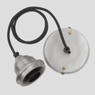 Old Factory Pendant - 12 Inch - Pewter & Copper-Ceiling Lights-Yester Home