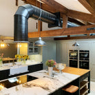 Old Factory Pendant - 12 Inch - Pewter & Copper-Ceiling Lights-Yester Home