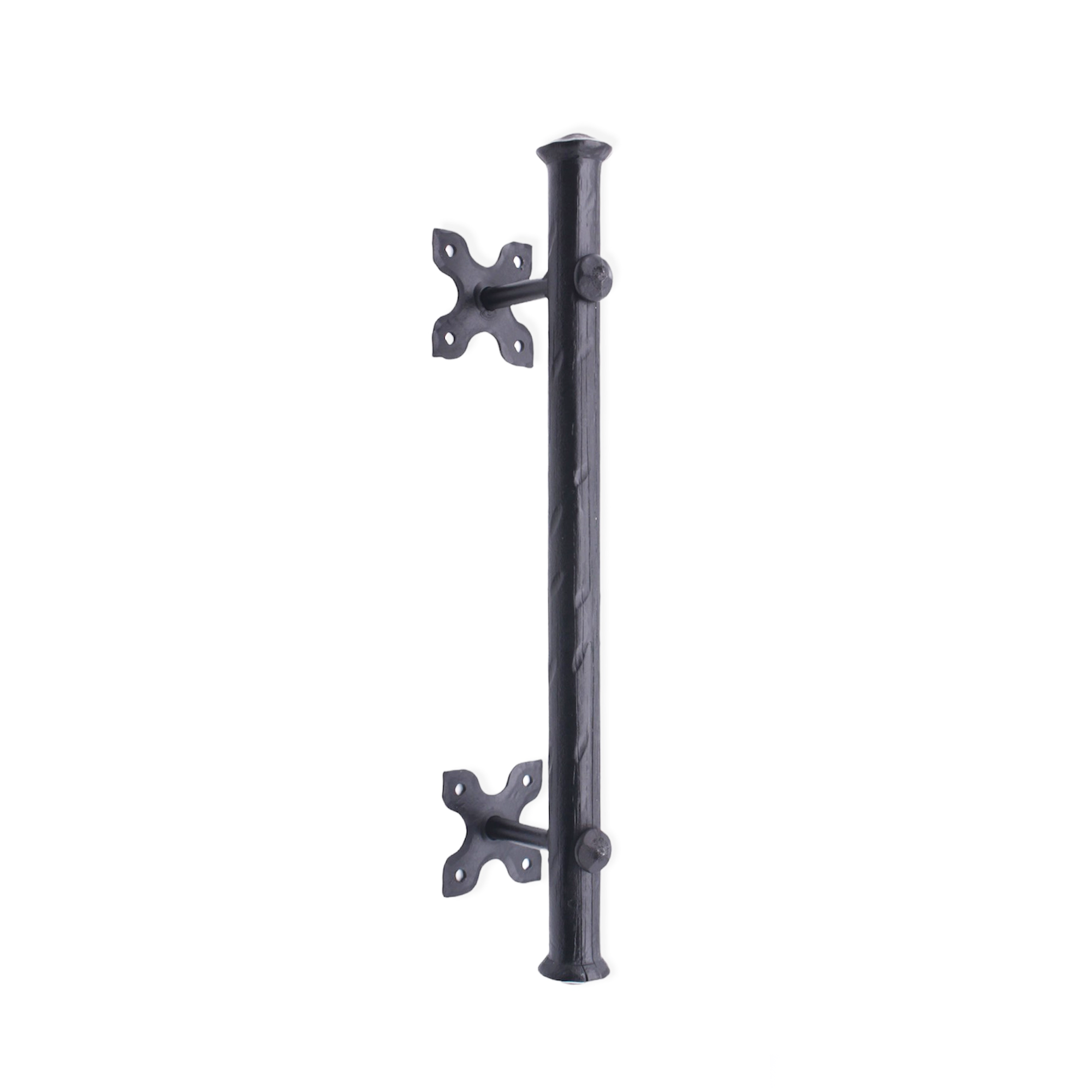 Onyx Round Pull Handle 300mm Matt Black-Cabinet Handles-Yester Home