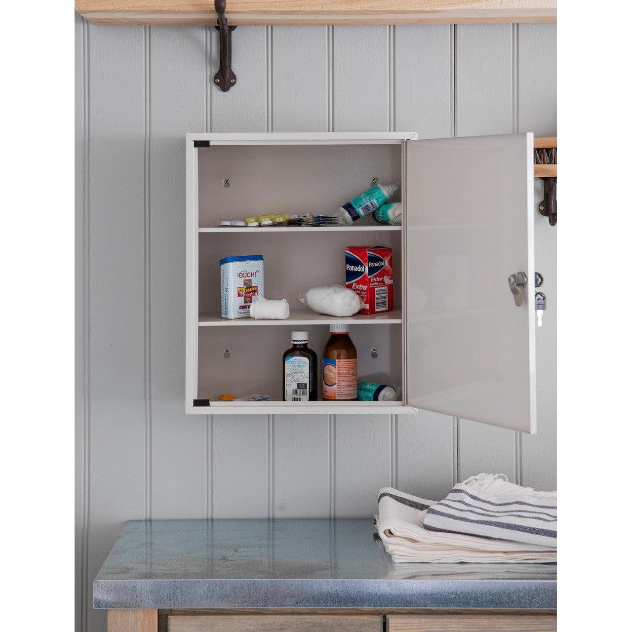 Original First Aid Wall Cabinet | Chalk - Storage & Shelving - Garden Trading - Yester Home