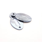 Oval Beehive Escutcheon Polished Chrome - Escutcheons - Spira Brass - Yester Home