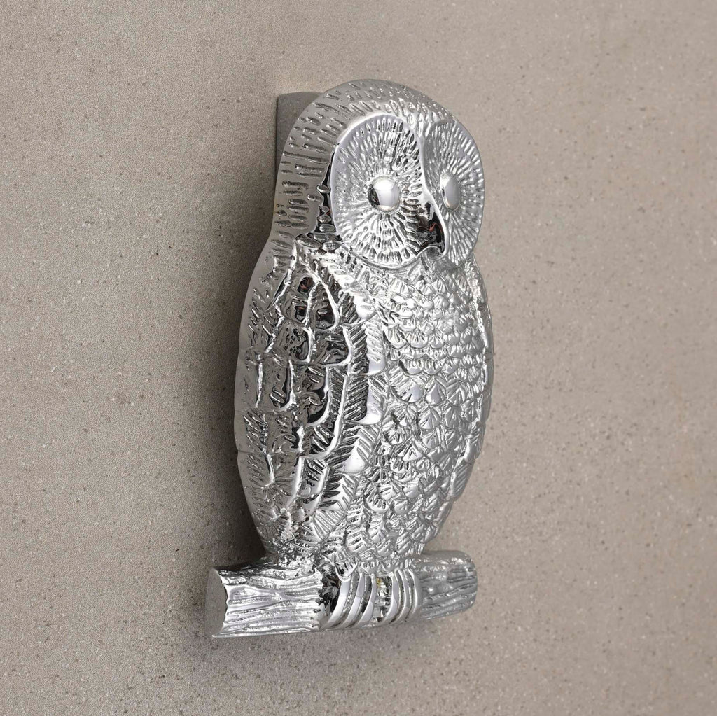 Owl Door Knocker | Solid Brass-Door Knocker-Yester Home