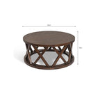 Oxhill Coffee Table | Round | Antique Brown - Coffee & Side Tables - Garden Trading - Yester Home