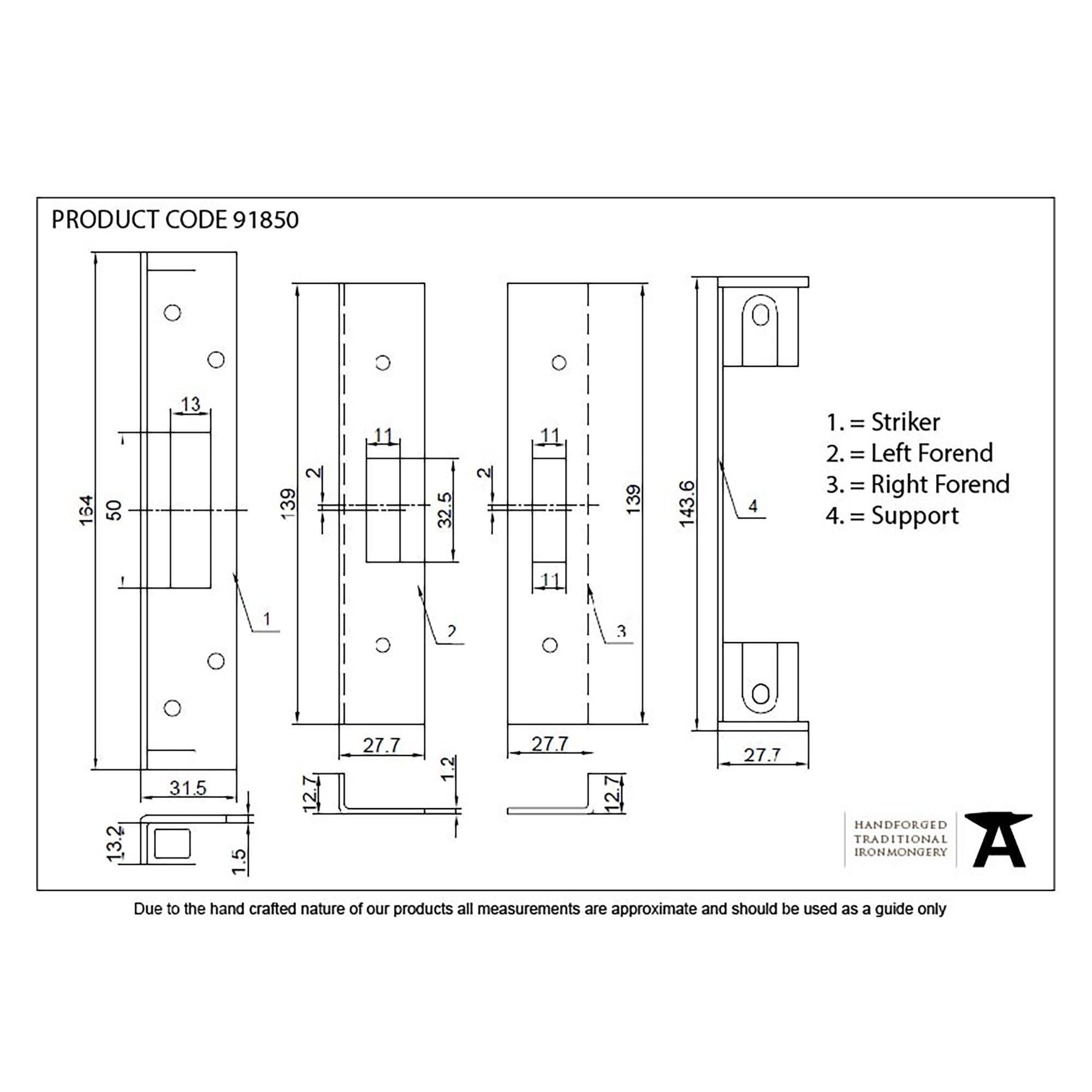 PVD ½" Euro Dead Lock Rebate Kit | From The Anvil - Deadlocks & Deadbolts - From The Anvil - Yester Home