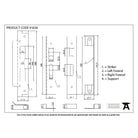 PVD 1/2" Rebate Kit for Sash Lock | From The Anvil - Sash Locks - From The Anvil - Yester Home