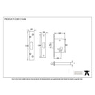 PVD 2½" Euro Profile Dead Lock | From The Anvil - Deadlocks & Deadbolts - From The Anvil - Yester Home