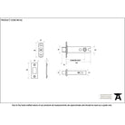 PVD 4" Heavy Duty Tubular Deadbolt | From The Anvil-Deadlocks & Deadbolts-Yester Home