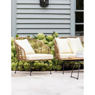 Pair of Hampstead Armchairs - PE Bamboo-Outdoor Chairs-Yester Home