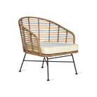 Pair of Hampstead Armchairs - PE Bamboo-Outdoor Chairs-Yester Home