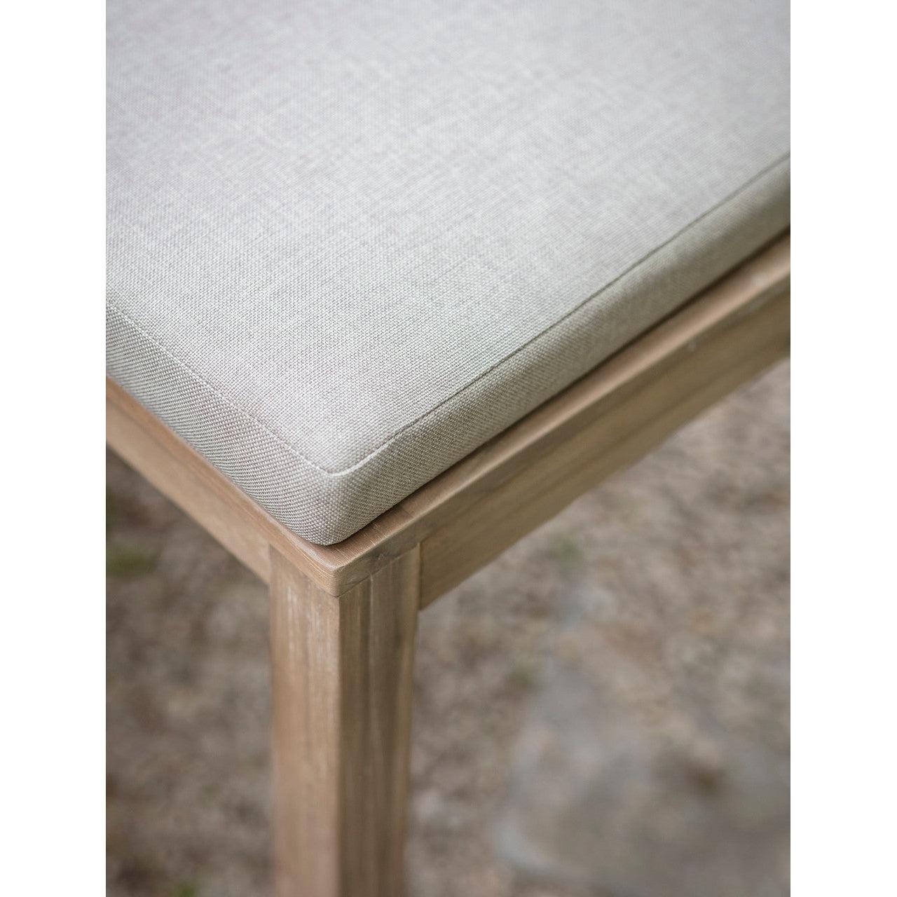 Pair of Porthallow Dining Chairs - Acacia-Outdoor Chairs-Yester Home