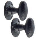 Cast Iron Oval Mortice / Rim Door Knob · 7129 ·-Door Knobs-Yester Home