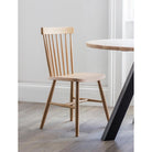 Pair of Spindle Back Chairs in Oak-Dining Chairs & Benches-Yester Home