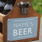 Personalised Beer Carrier · 6 Bottle ·-Beer Carriers-Yester Home