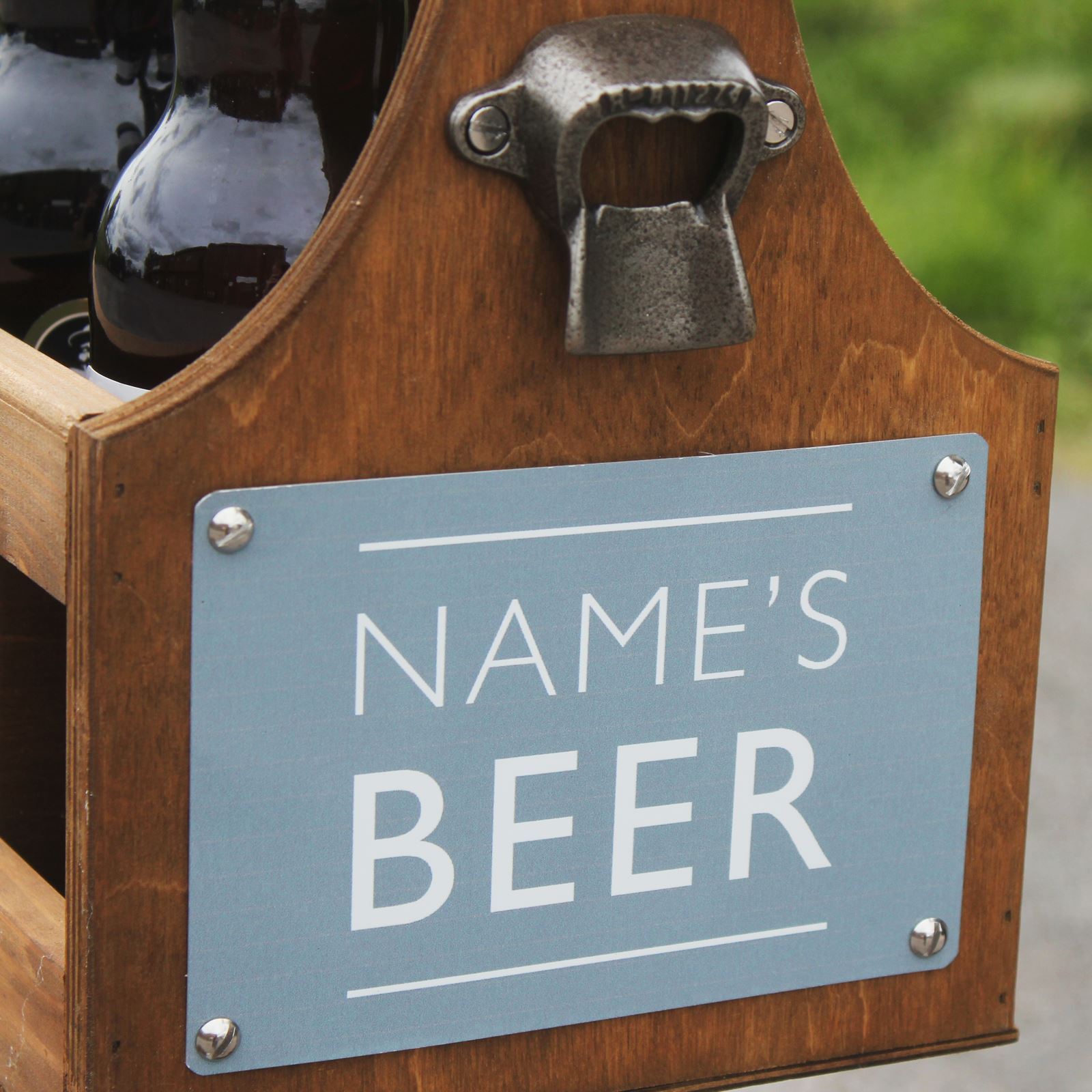 Personalised Beer Carrier · 6 Bottle ·-Beer Carriers-Yester Home