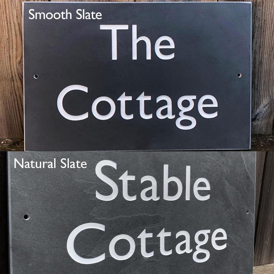 Personalised Slate House Sign