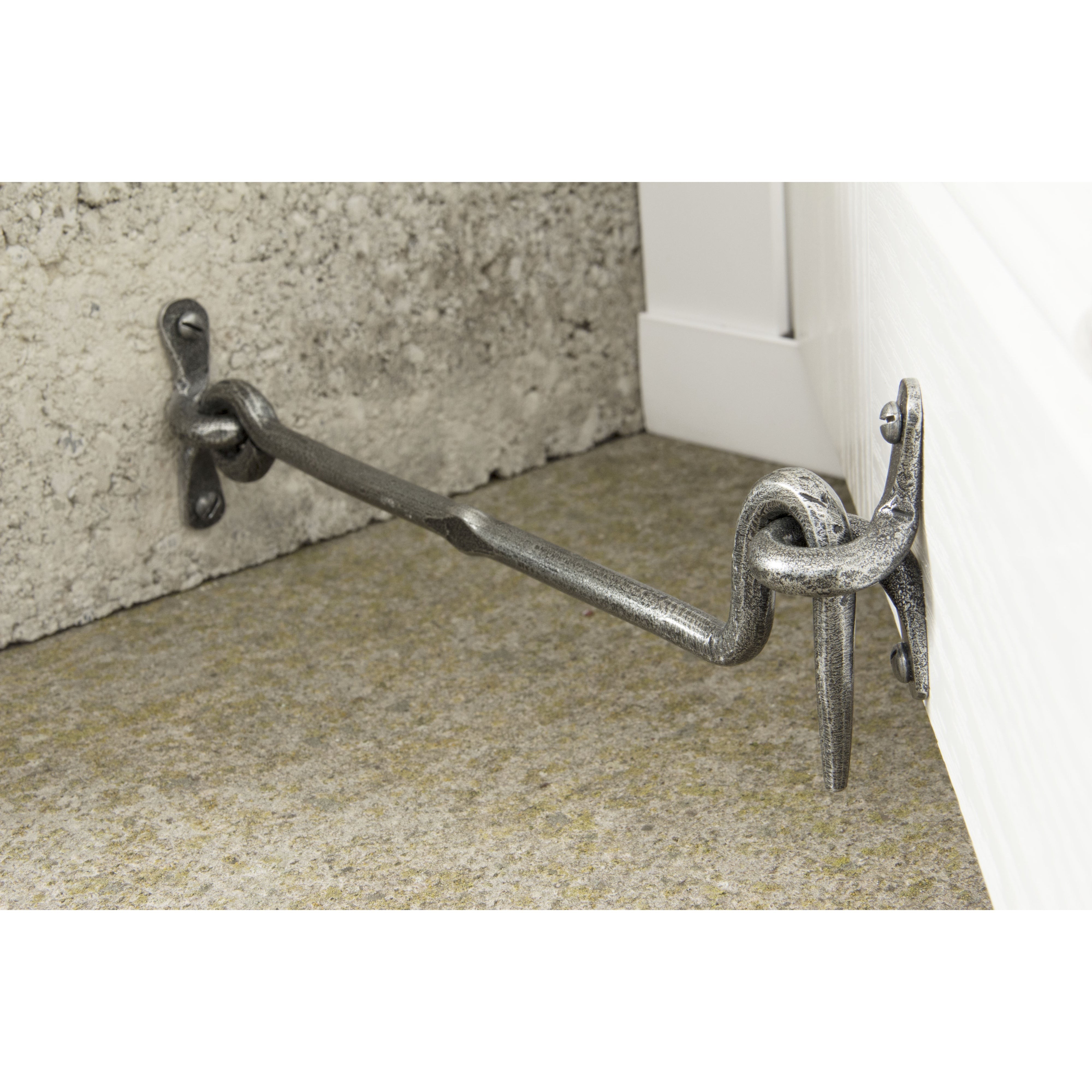 Pewter 10" Forged Cabin Hook | From The Anvil-Cabin Hooks-Yester Home