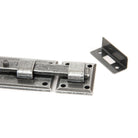 Pewter 10" French Door Bolt | From The Anvil-Bolts-Yester Home
