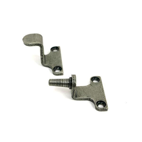 Pewter 10" Monkeytail Stay (Steel Window) - Stays - From The Anvil - Yester Home