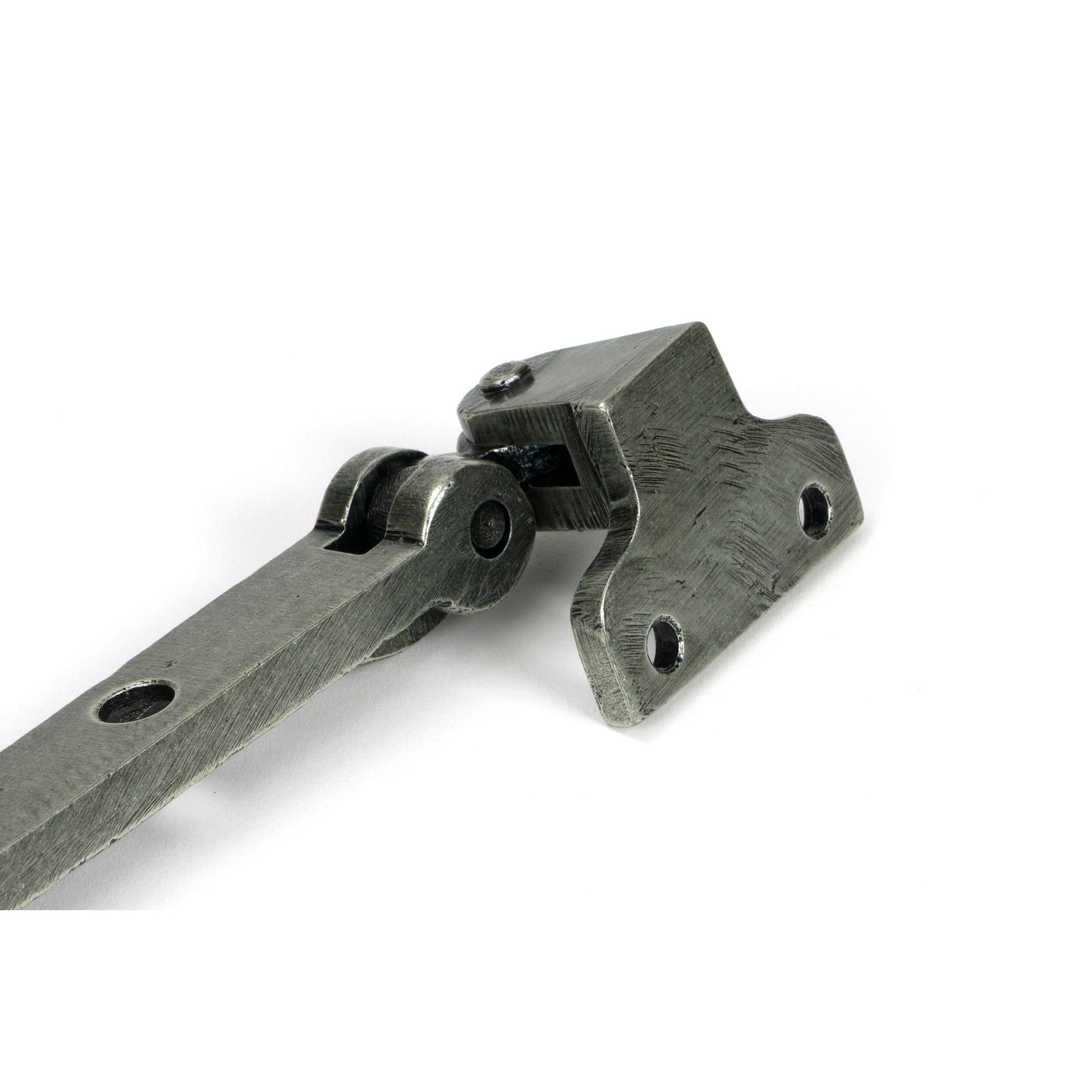 Pewter 10" Monkeytail Stay (Steel Window) - Stays - From The Anvil - Yester Home