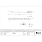 Pewter 10" Newbury Stay | From The Anvil - Stays - From The Anvil - Yester Home