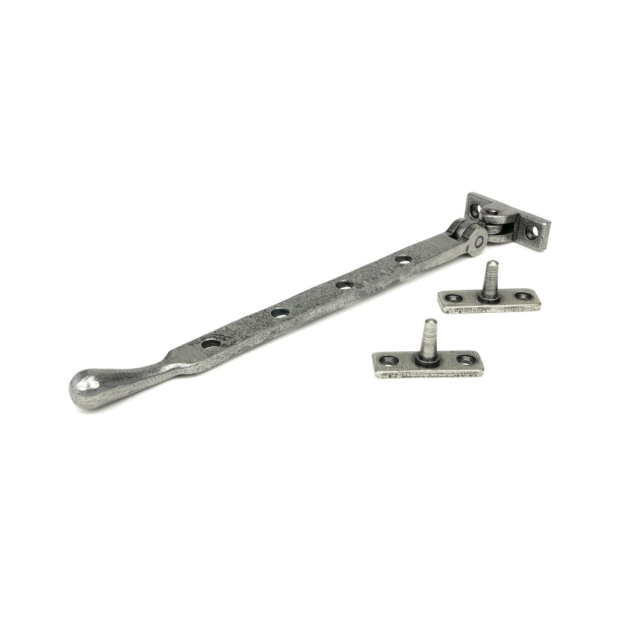 Pewter 10" Peardrop Stay | From The Anvil - Stays - From The Anvil - Yester Home
