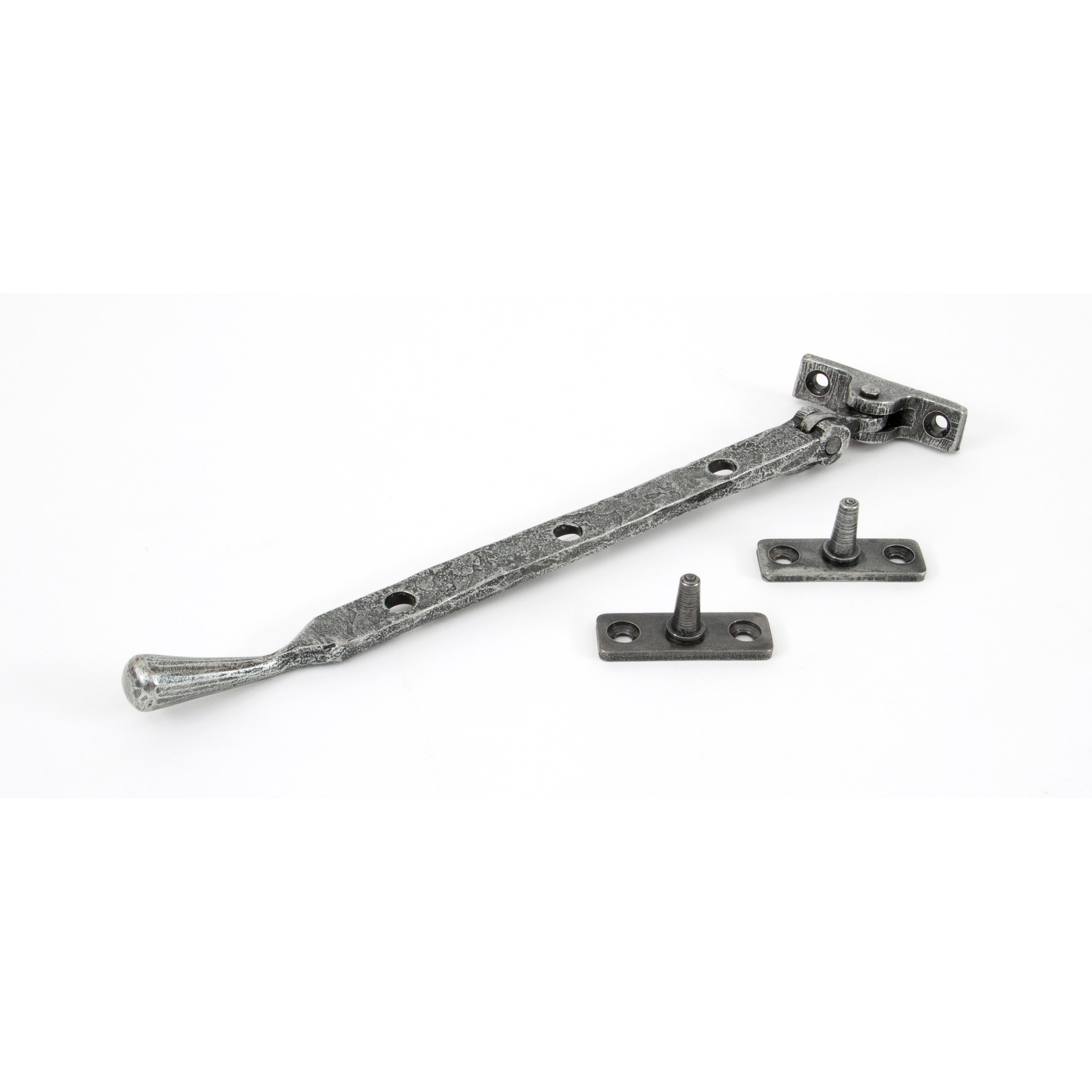 Pewter 10" Peardrop Stay | From The Anvil-Stays-Yester Home