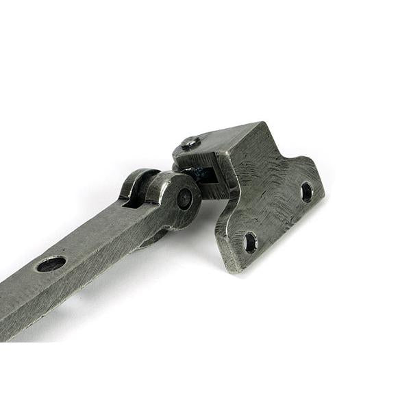 Pewter 10" Reeded Stay (Steel Window) - Stays - From The Anvil - Yester Home