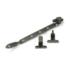 Pewter 10" Reeded Stay (Steel Window) - Stays - From The Anvil - Yester Home